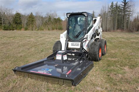 skid steer brush hog ebay|skid steer mounted brush cutter.